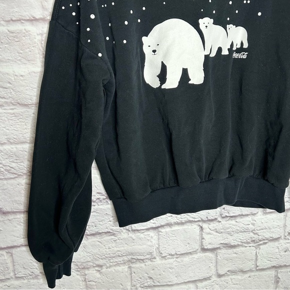Wildfox x Coca Cola Polar Bear Pullover Sweatshirt - Picture 9 of 14